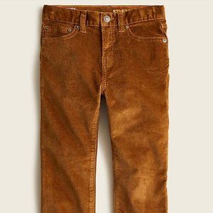 J.Crew Boys Corduroy Pants Jeans - Stretch Fit - Dark Acorn